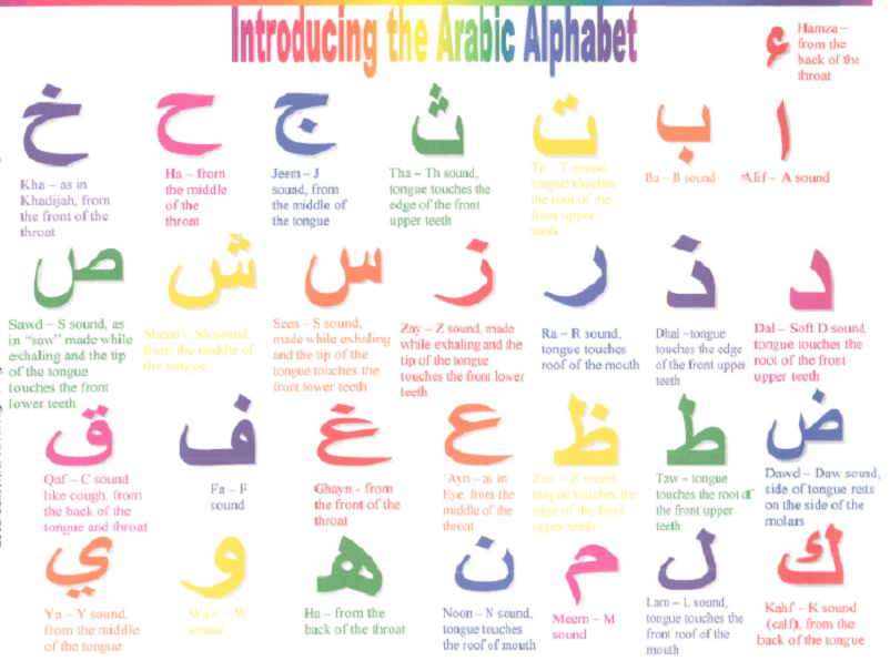 Learn The Arabic Alphabets With The Help of Video Lesson.