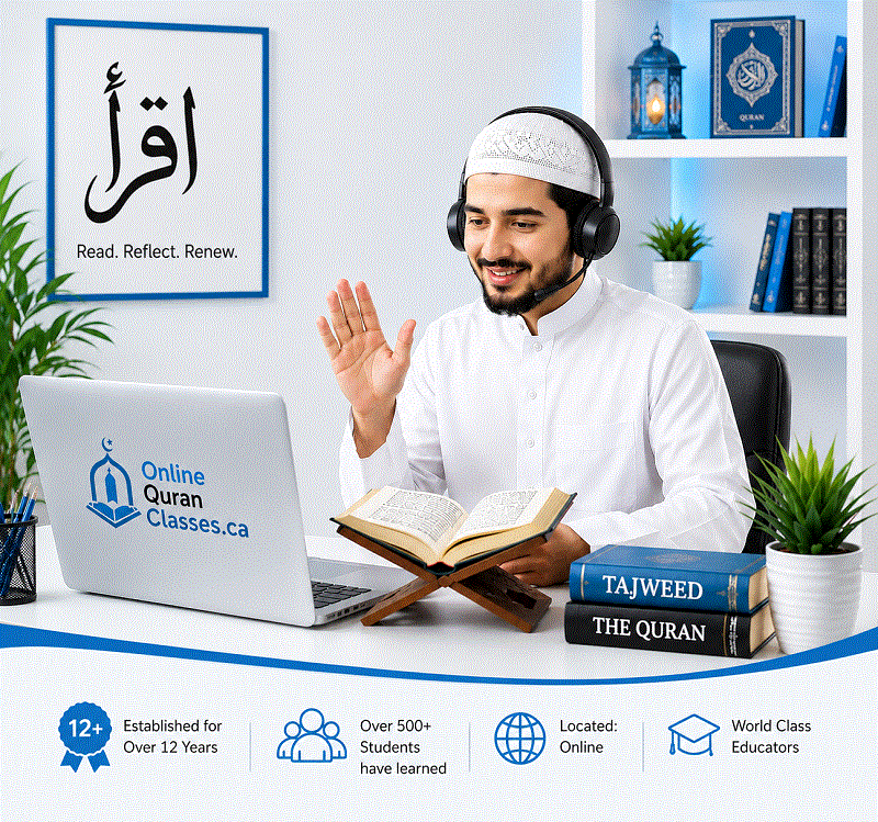 Why learn with OnlineQuranClasses.ca – experienced online Quran teachers providing one-to-one live Quran classes for kids and adults worldwide